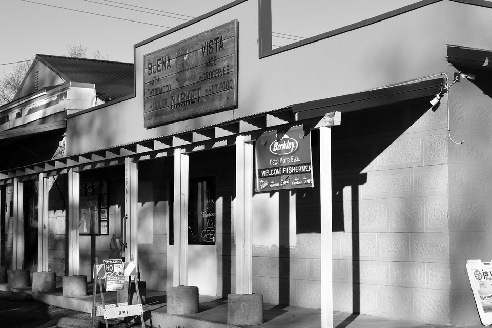 Front view of Buena Vista Store & Saloon.
